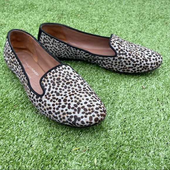 Donald J. Pliner Shoes - Donald J. Pliner Gray Animal Print 'Denda' Flats 8 Preowned casual officewear